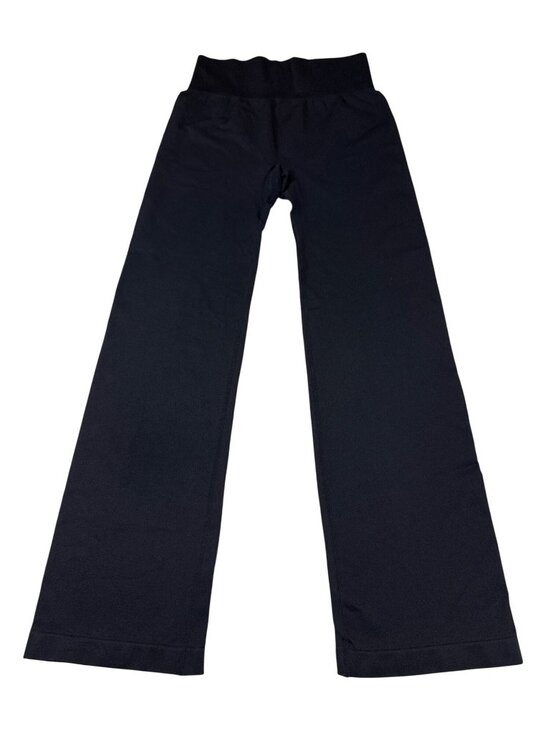 OQQ Pants - OQQ High-Waisted Black Stretch Yoga Pants Large Nylon Blend (LL616)